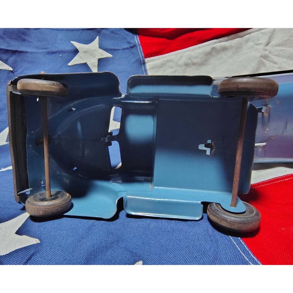 VINTAGE MARX PRESSED STEEL DELUXE AUTO TRANSPORT - Picture 8 of 9